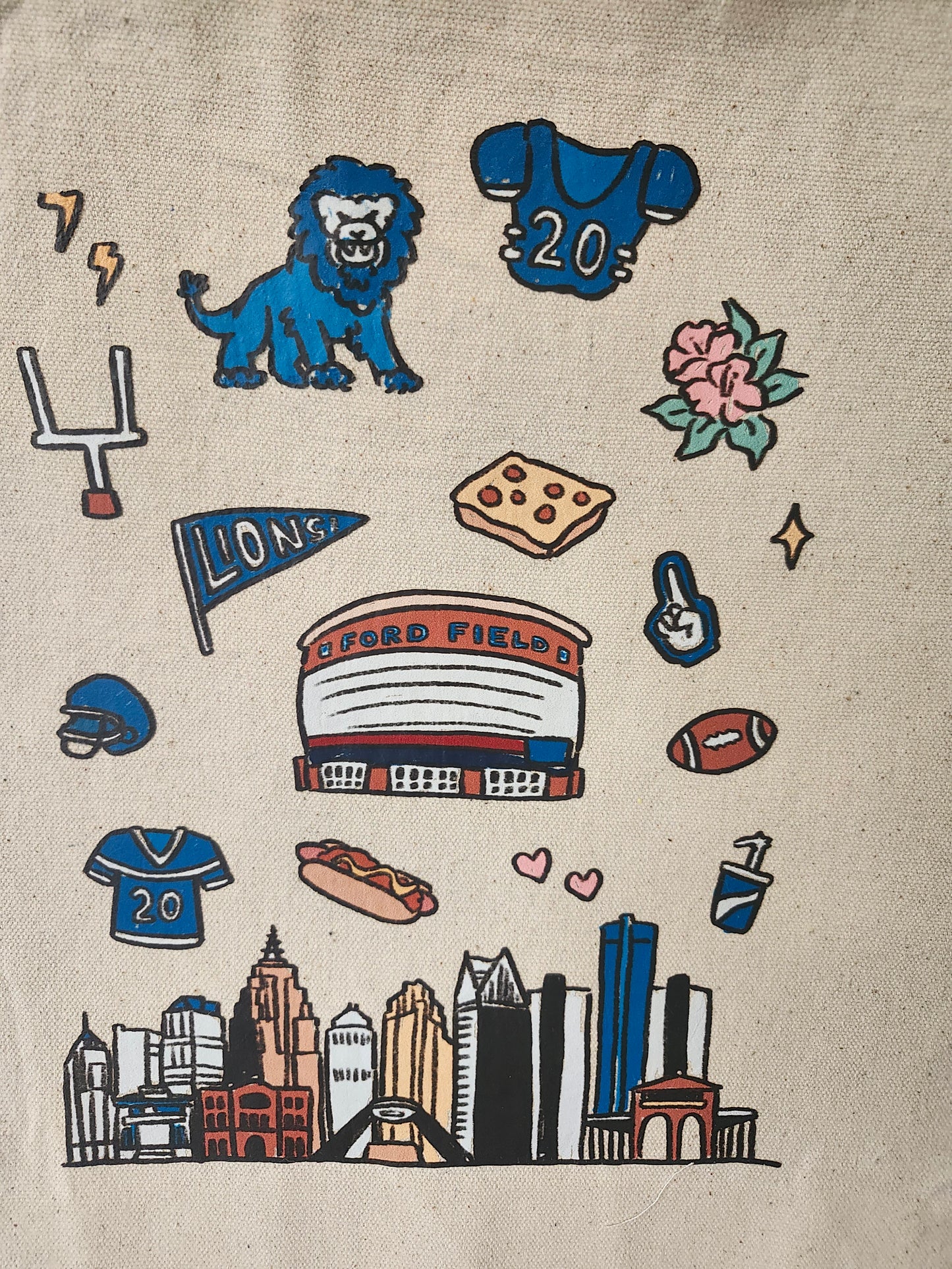 Detroit Lions Things- Tote Bag