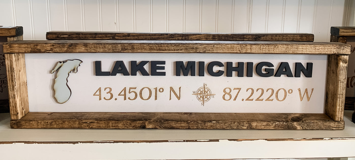 24x6 Lake Michigan Sign