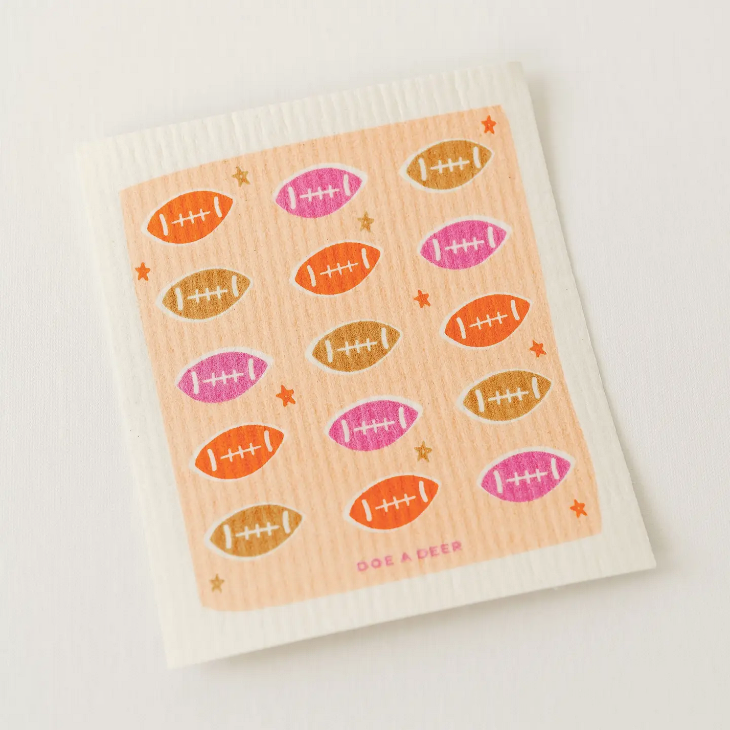 Touchdown! Football Swedish Dishcloth