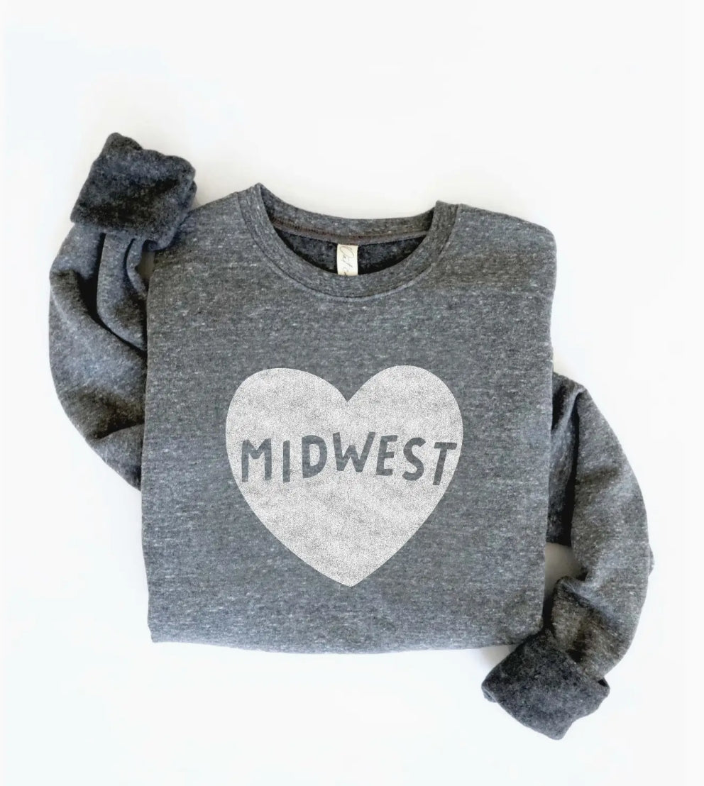Midwest Heart Graphic Sweatshirt
