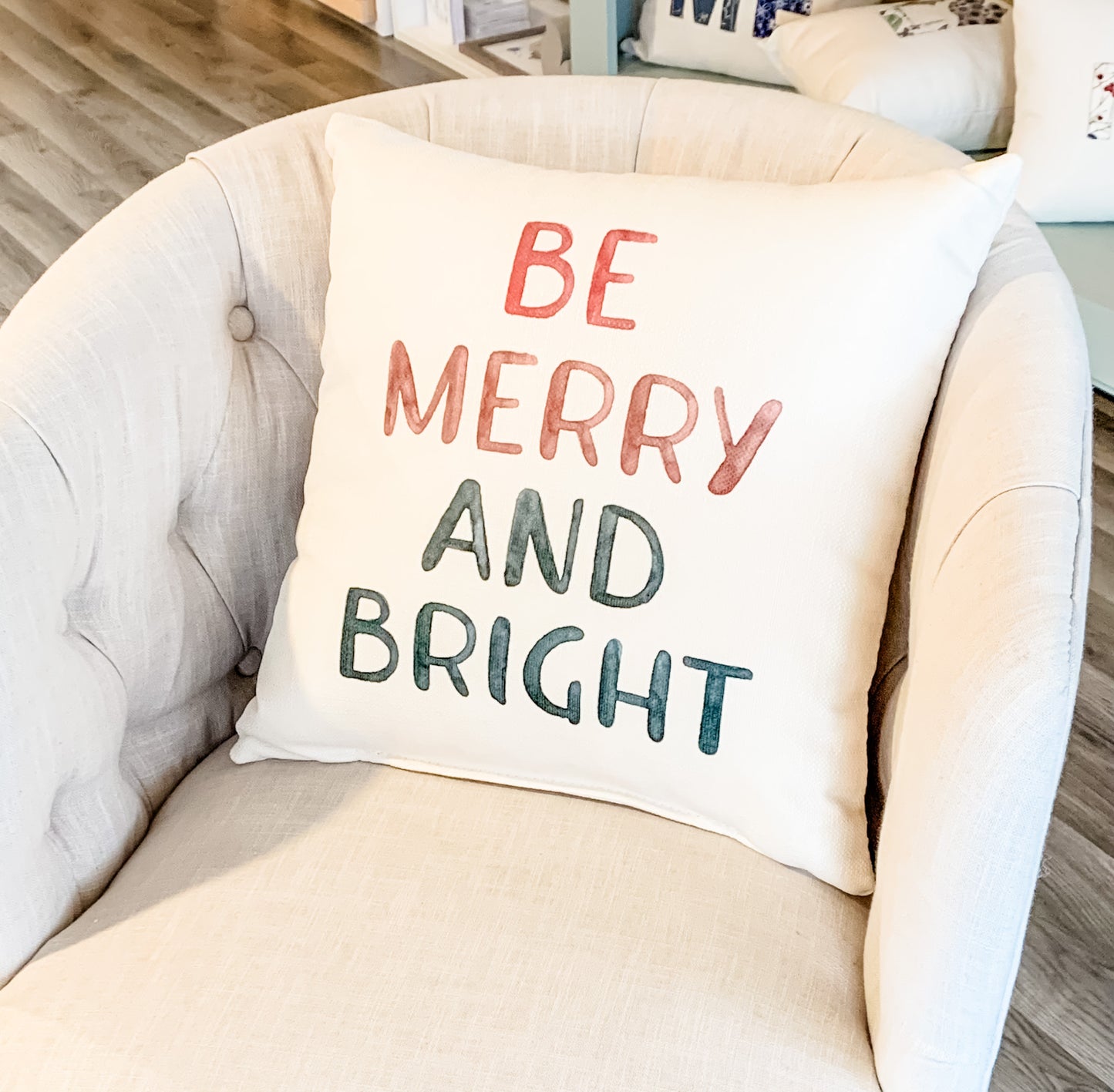Be Merry and Bright Pillow