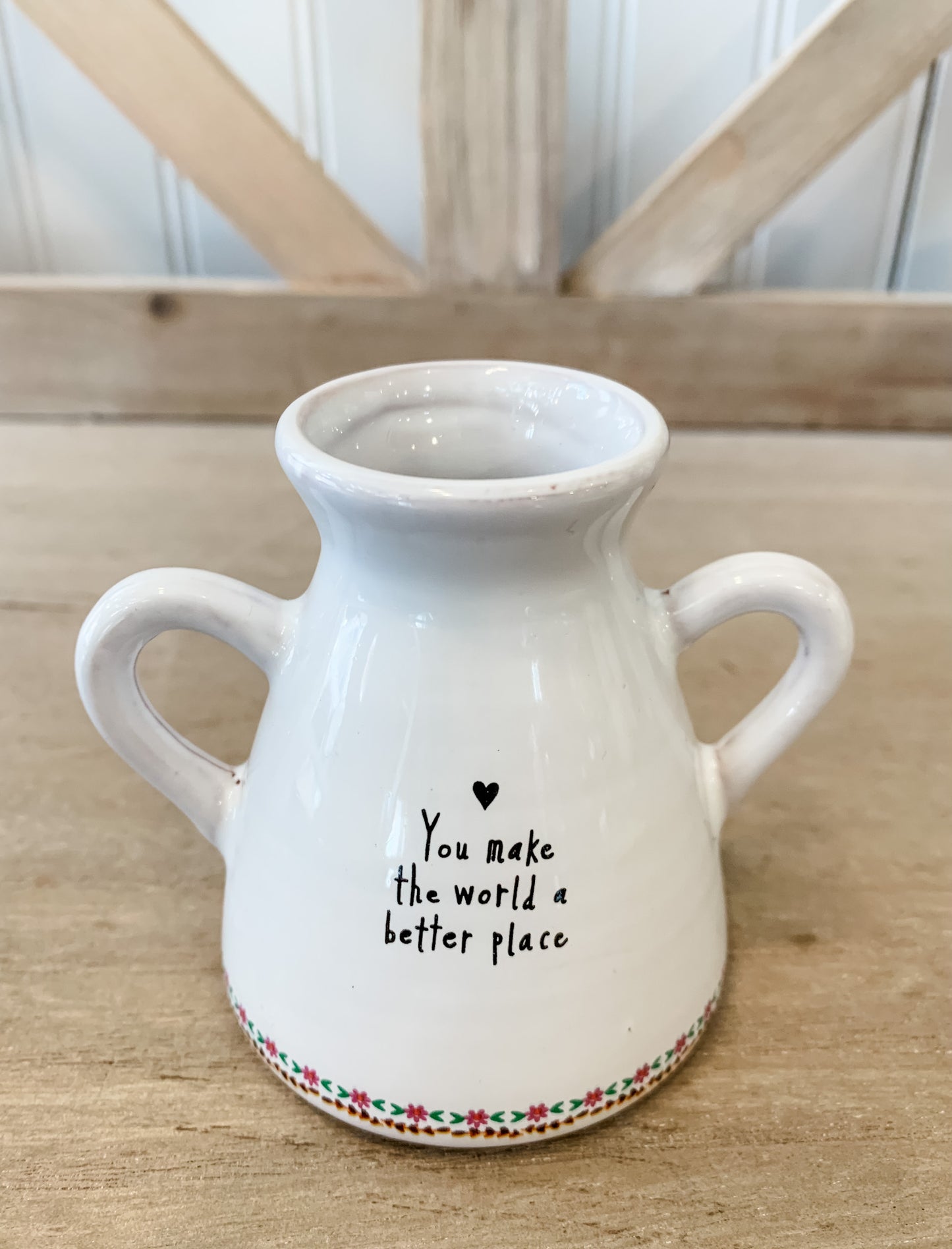 Artisan Bud Vase - You Make The World Better