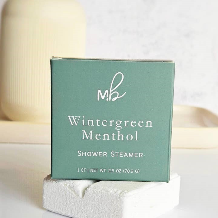 Wintergreen Menthol Shower Steamer