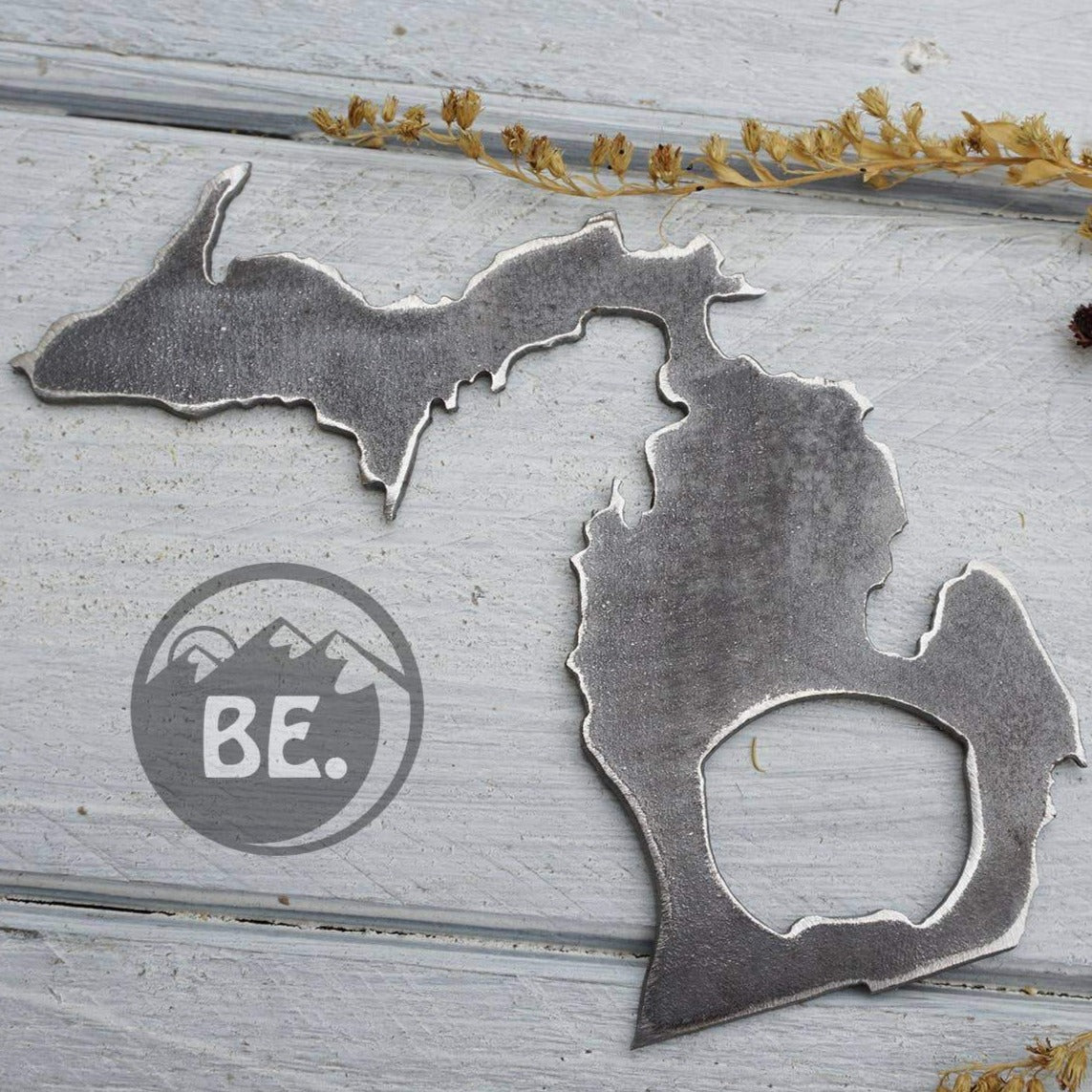 Metal Bottle Opener - State of Michigan
