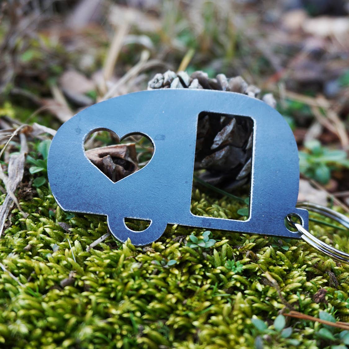 Canned Ham Camper Key Chain