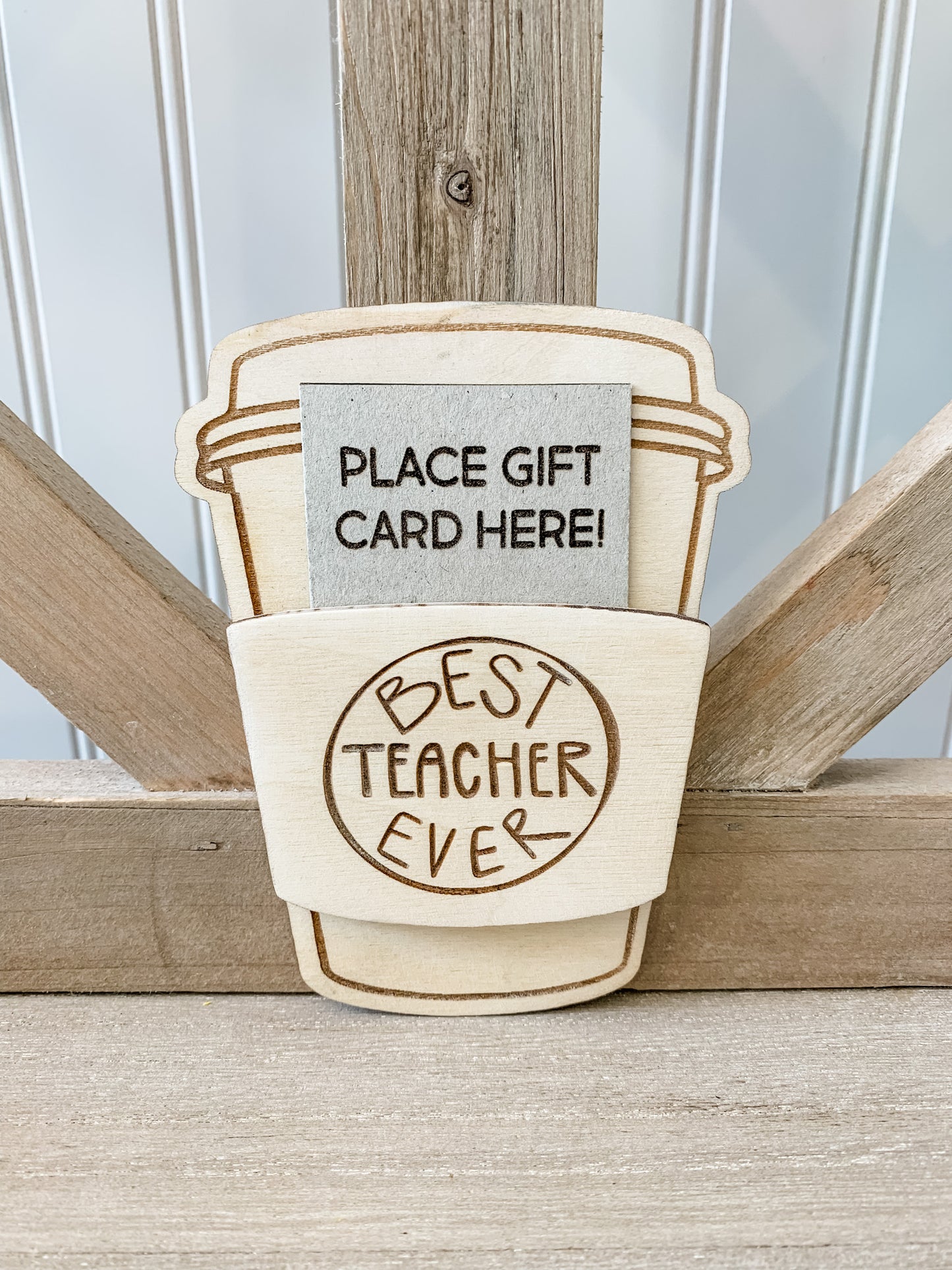 Coffee Cup- Gift Card Holder