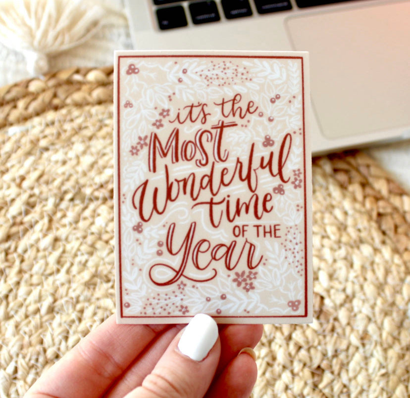 It's the Most Wonderful Time Sticker