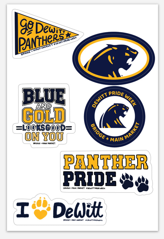 DeWitt Pride - Sticker Sheet