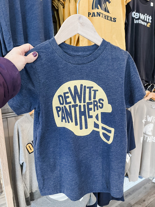 DeWitt Panther Helmet - Kids Tee