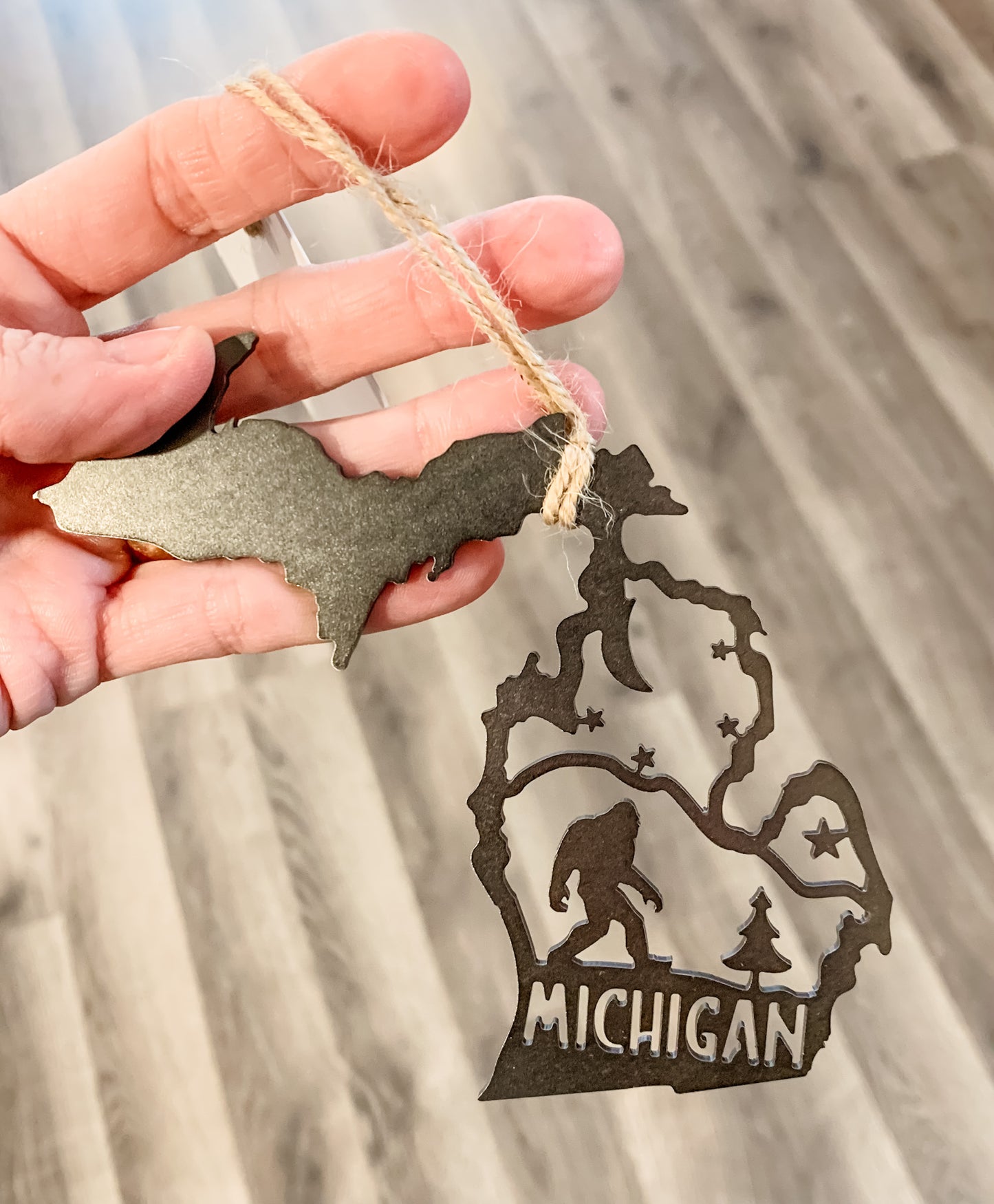 Michigan Yeti Bigfoot Sasquatch Ornament