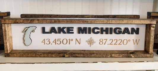 24x6  Lake Michigan Sign