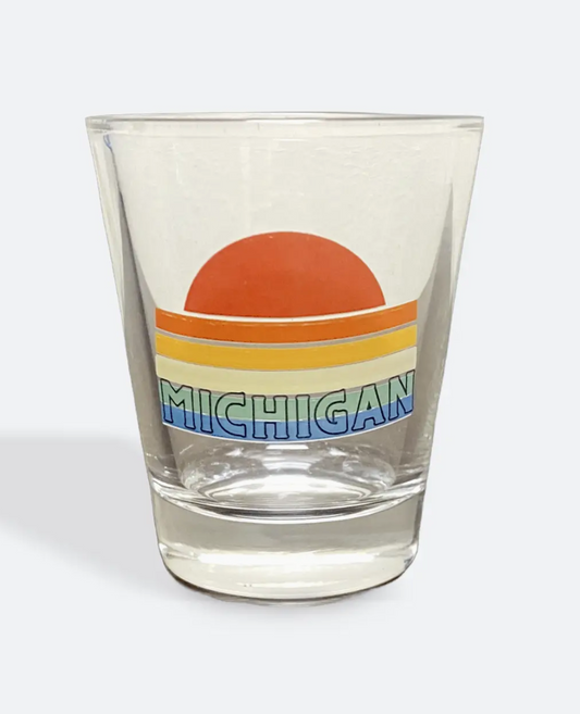 Michigan Sunset Shot Glass