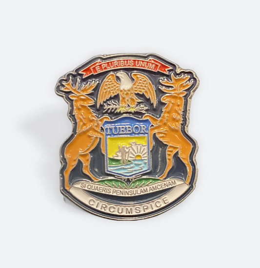 Michigan Flag Pin
