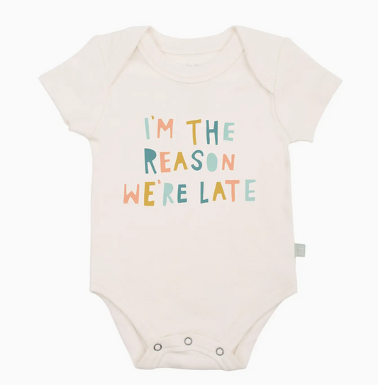 I'm The Reason We're Late Onesie