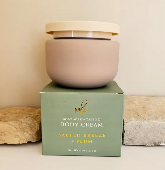 Salted Breeze + Plum Tallow Body Cream