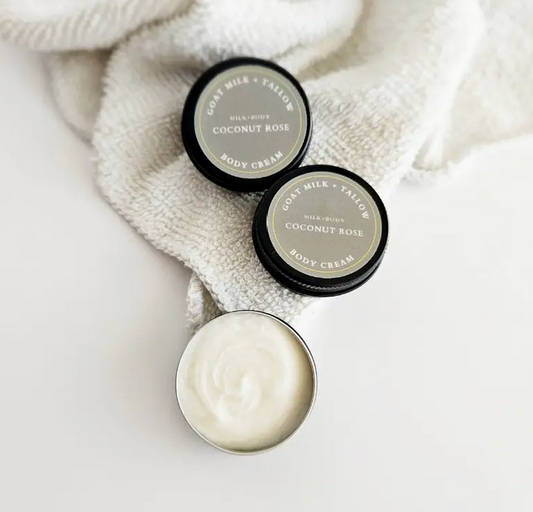 Mini Coconut Rose Tallow Body Cream