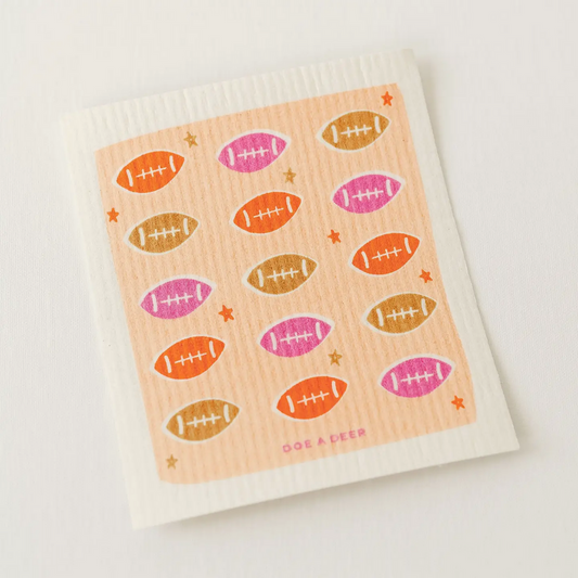Touchdown! Football Swedish Dishcloth