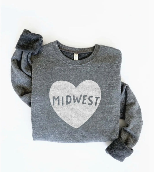 Midwest Heart Graphic Sweatshirt