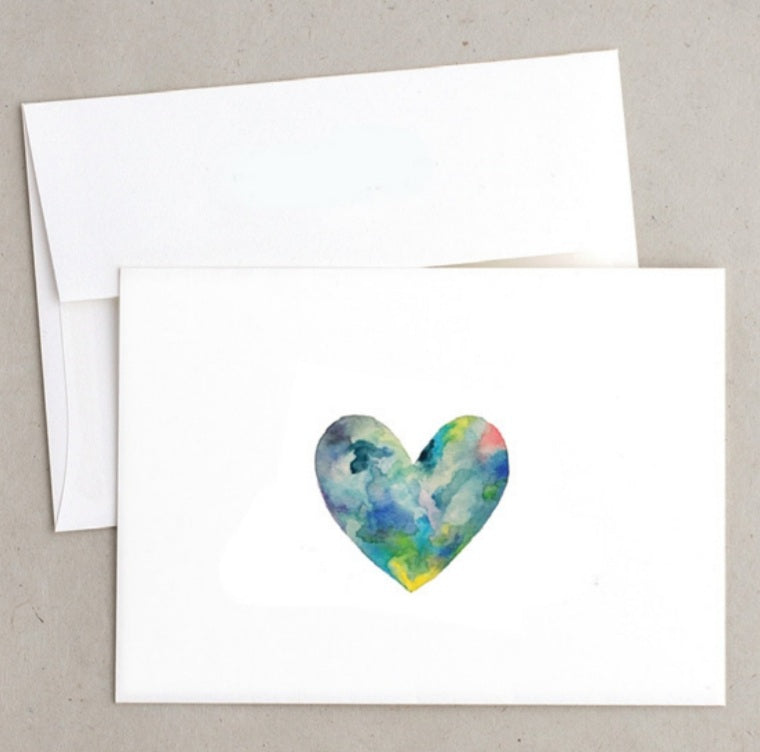 Heart Notecards with Envelopes (Set of 6)