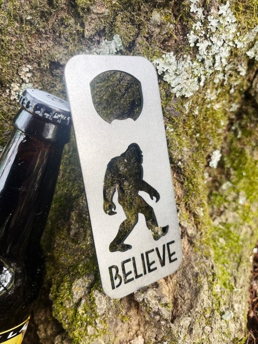 Bigfoot Yeti Believe Bottle Opener