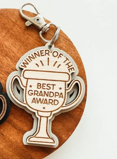 Best Grandpa Award Keychain