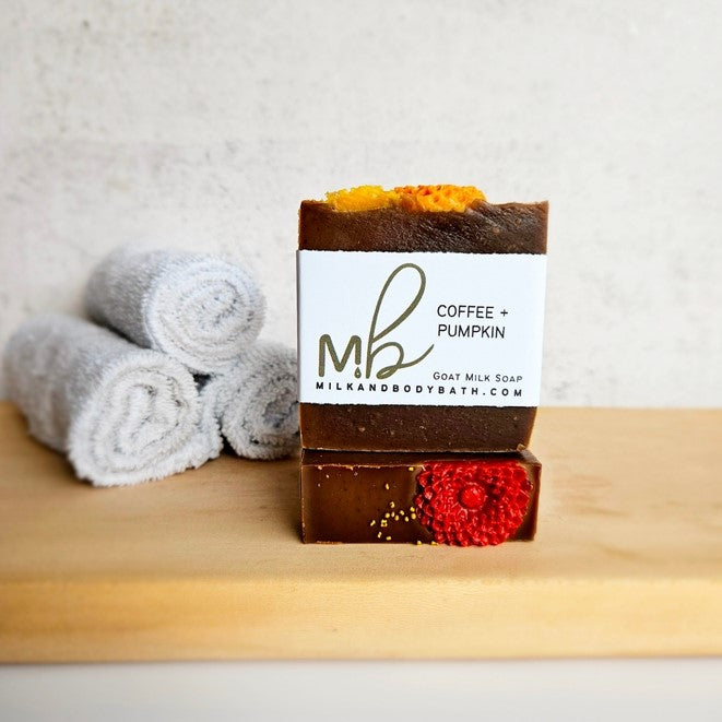 Coffee + Pumpkin Goat Milk Soap