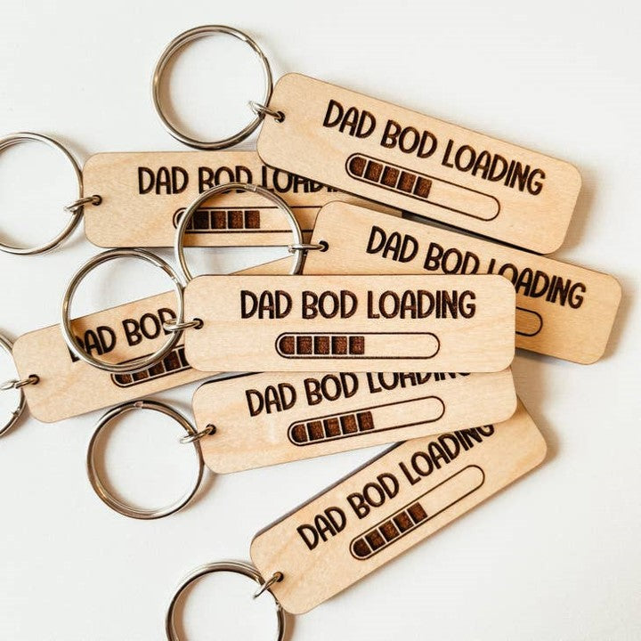 Dad Bod Loading Keychain