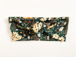 Dark Floral Top Knot Headband for Kids