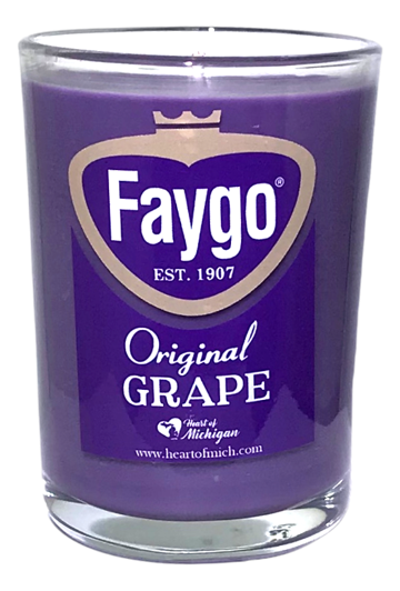 Faygo Grape 8oz Candle