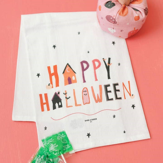 Happy Halloween Kitchen Tea Towel