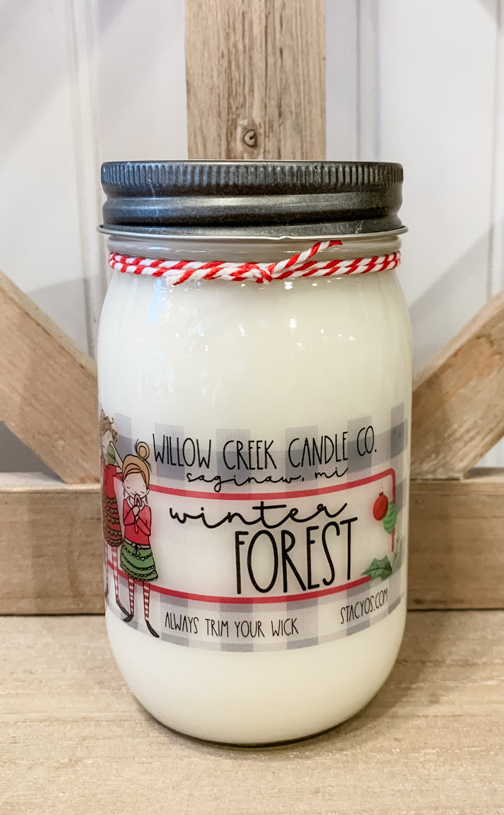 Willow Creek Winter Forest Candle