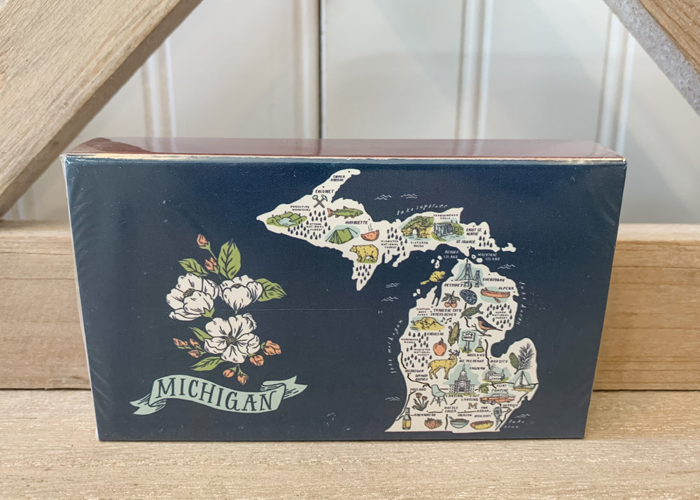 Illustrated Michigan Map Extra-Long 4