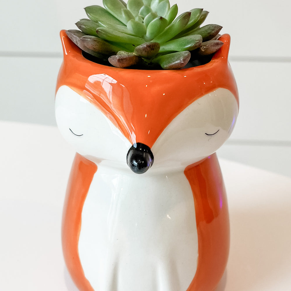 
                  
                    Sitting Fox Planter- Small
                  
                