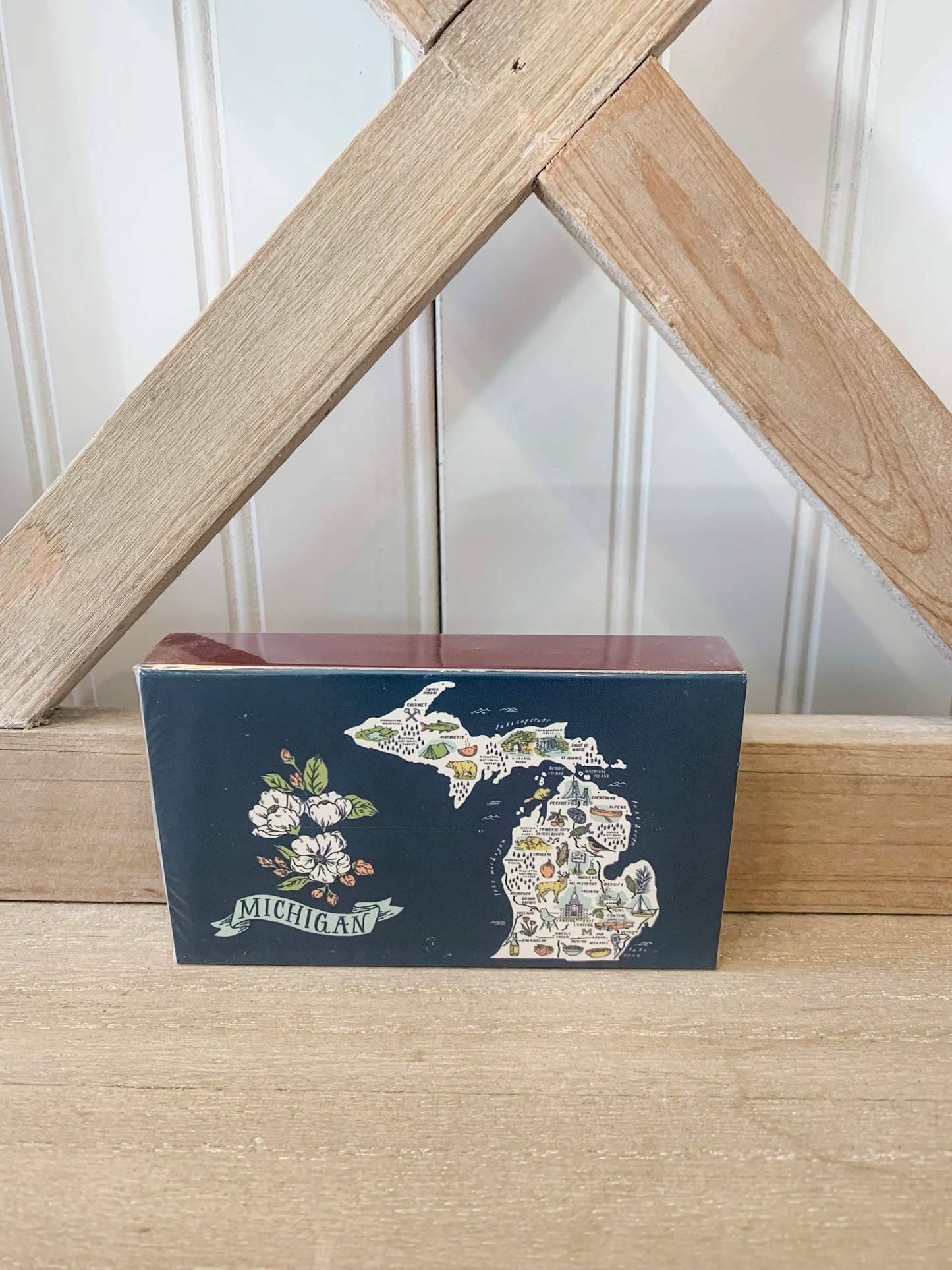 Illustrated Michigan Map Extra-Long 4" Matches