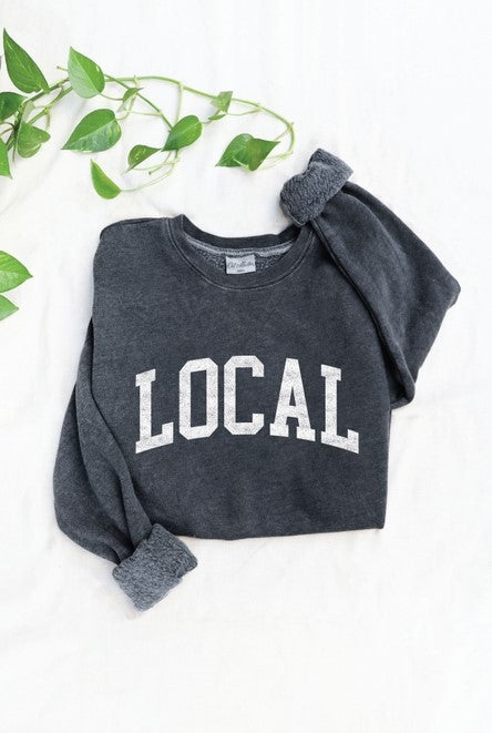 LOCAL Mineral Washed Graphic Sweatshirt