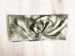 Olive Tie Dye Twist Headband for Kids