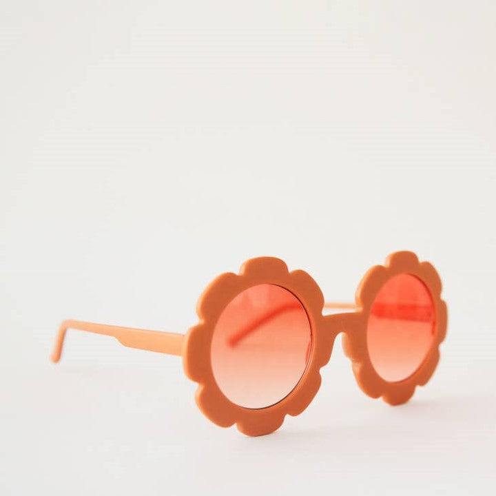 Kids Oranage Flower Sunglasses