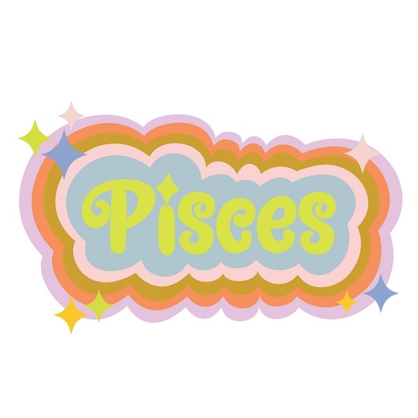 Zodiac Sticker - Pisces