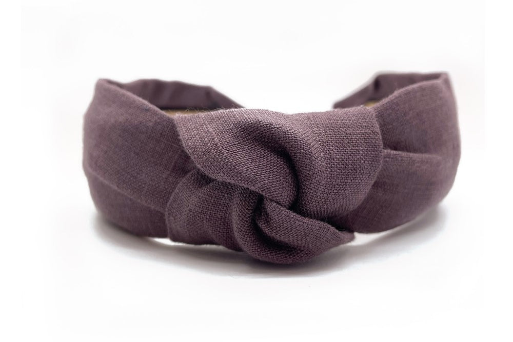 Purple Knotted Headband