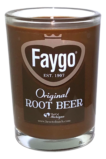 Faygo Root Beer 8oz Candle