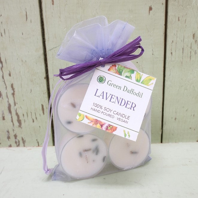 Lavender Soy Candle Tealight 4-Pack