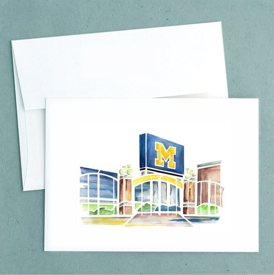 U of M Notecards with Envelopes (Set of 12)
