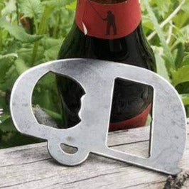Canned Ham Style Camper RV Rustic Steel Bottle Opener