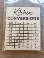 Kitchen Conversion Magnet