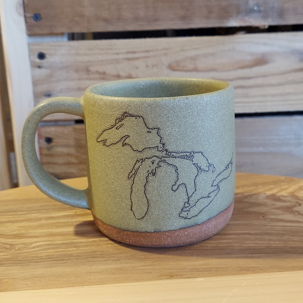 Michigan Coffee Mug - Green