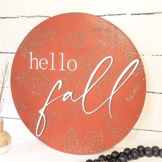 Hello Fall Door Hanger
