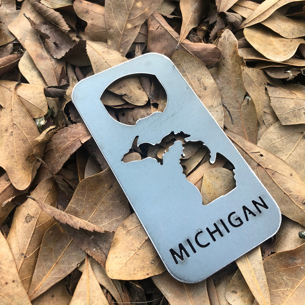 Michigan State Bottle Opener