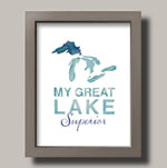 My Lake Superior Watercolor