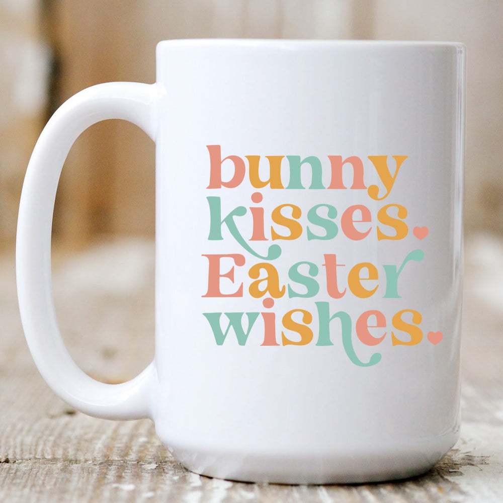 Bunny Kisses Easter Wishes Mug
