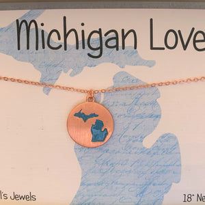 
                  
                    Copper Michigan Necklace
                  
                